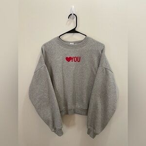 Gap “❤️ You” Sweatshirt. Size Small.